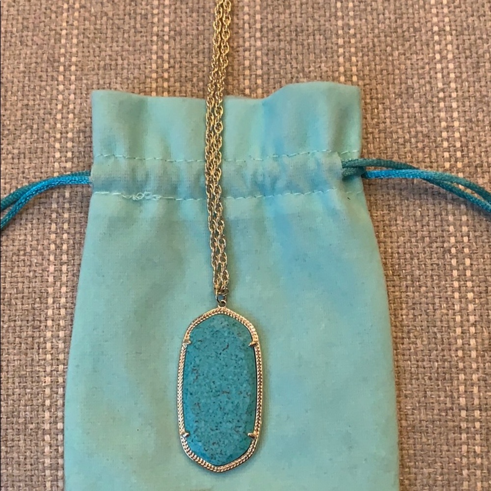 Kendra Scott Turquoise Pendant Necklace